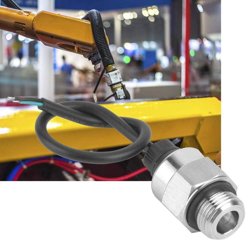 Walfront Pressure Transducer, 1PC G3 / 8 Screw Connection Protection Class IP65 Analogue Signal Highly Accurate Water Pressure Sensor 0~2/5/10/20/30/40/50 BAR Optional (0-5BAR) 0-5BAR