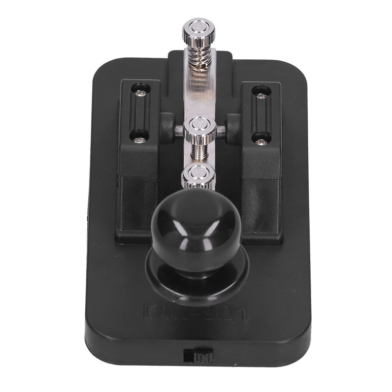 Morse Code Key, CW Trainer with Buzzer, Morse Code Key Telegraph Manual CW Practice Tool Trainer, Voice Prompts During Practice for Beginners, Simple Operation
