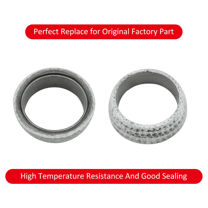 Exhaust Muffler Gasket Seal Spring Rebuild Kit for Polaris 01-14 Sportsman 400 450 500 Ranger 400 425 500 Scrambler 500 Hawkeye 400 Worker 500