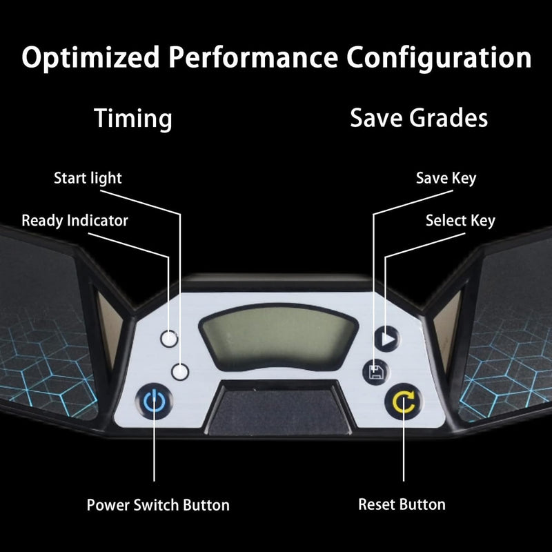 Timer with Mat for Professional Athletics, Touch Control Timer with Display, Timer for Cube Race Stack Competition a Great Gift for Boys and Girls
