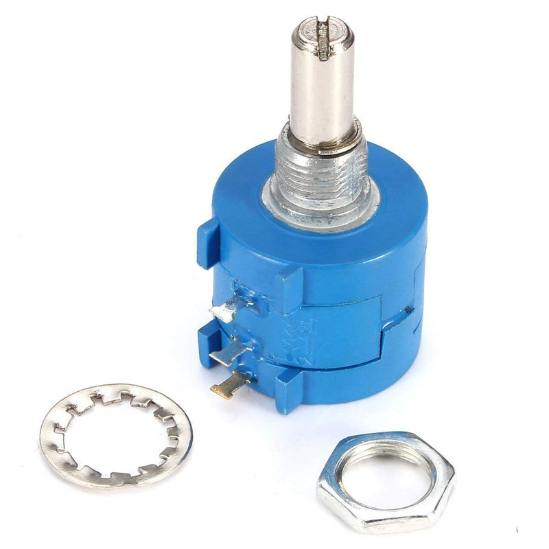 Hailege 3pcs 3590S-2-103L 10K Ohm 10-Turn Rotary Wire Wound Precision Potentiometer Pot