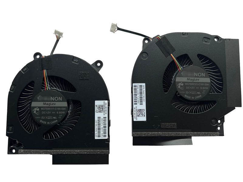 Replacement Cooling Fan Set for HP Victus 16 Laptop - Compatible with 16-R0073CL 16-R0082TX 16-R1005TX Models - CPU & GPU Cooling System DC12V - Dual Fan Replacement Kit