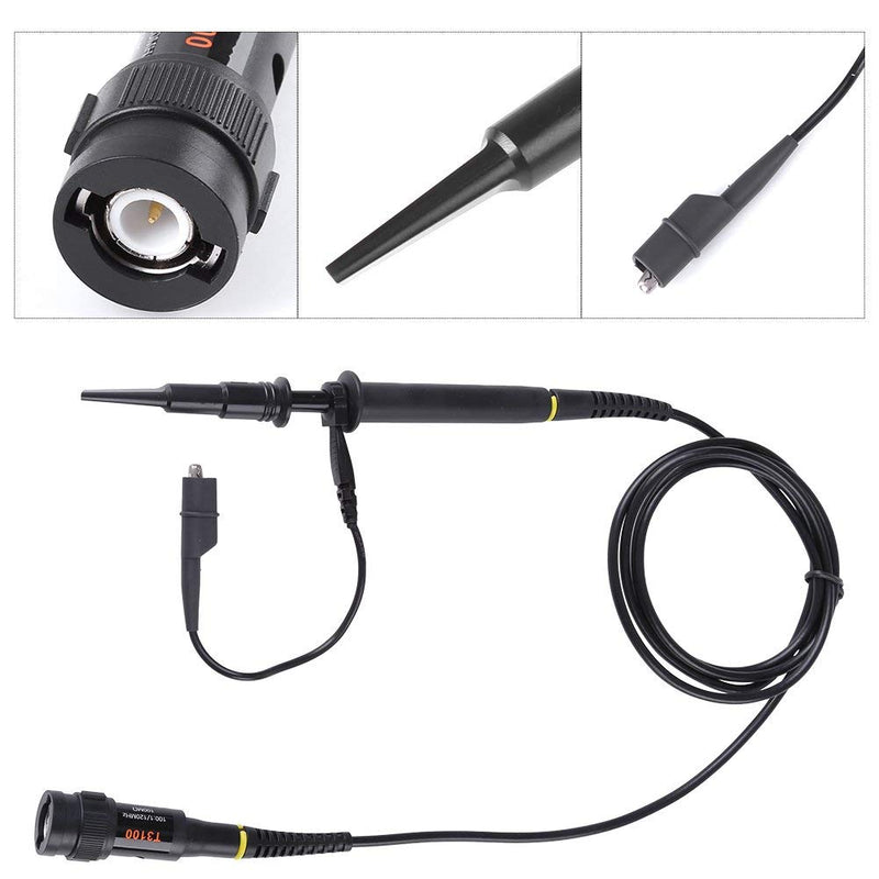 T3100 Oscilloscope Probes Logic Analyzer X100 100MHz High Voltage Clip Probes Portable Oscilloscope Probe with Accessory Kit