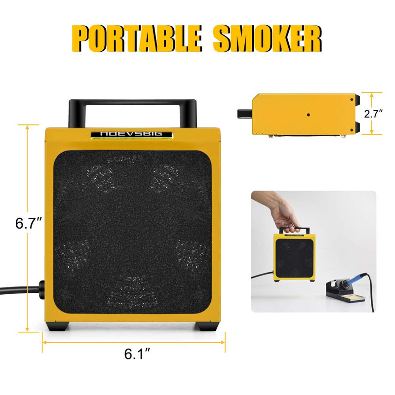 Soldering smoke absorber, smoke prevention absorber remover extractor smoke protection absorber DIY work fan for soldering soldering station absorber soldering station