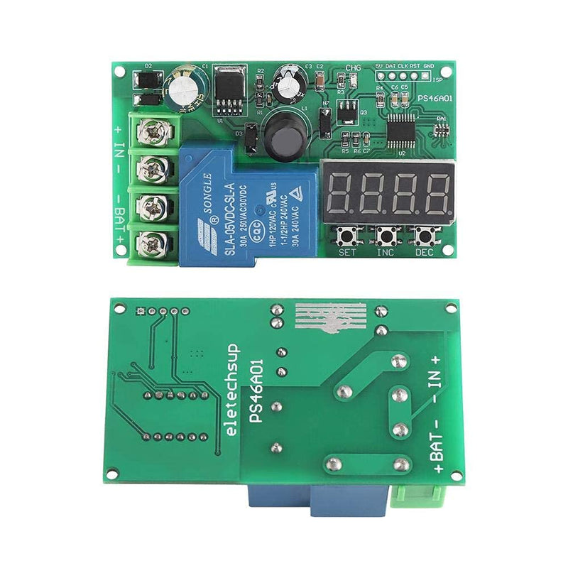 12V 24V 48V charger board, lead acid lithium battery overcharge protection board charging control module with LED display
