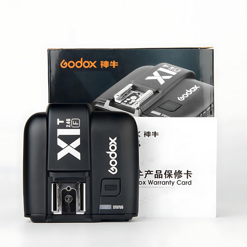 Godox X1T-F TTL Wireless Flash Trigger Transmitter for Fuji Fujifilm, Support 1/8000s HSS Function 5 Groups 32 Channels (X1T-F Trigger)