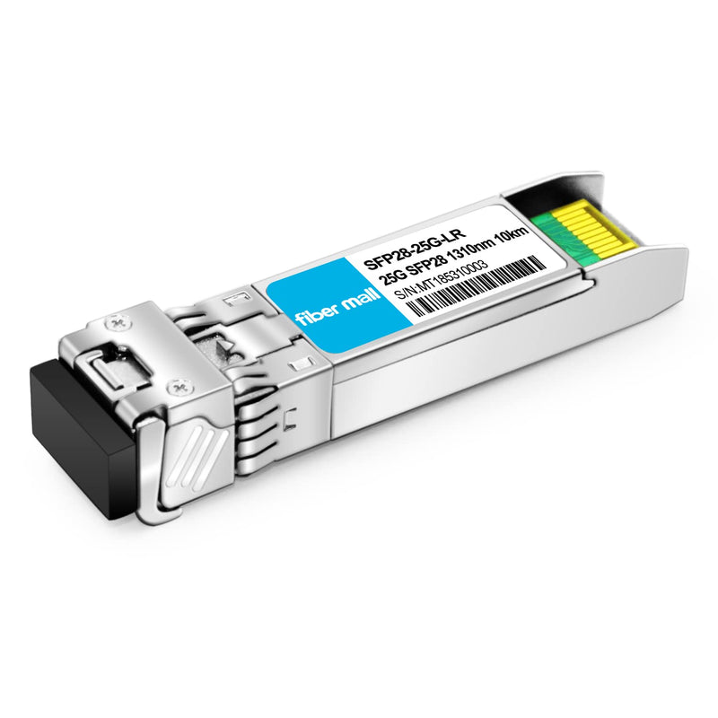 25G SFP28 LR for Intel E25GSFP28LRX,25GBASE-LR SFP28 1310nm 10km DOM LC SMF Optical Transceiver Module 25GBASE-LR: 10km