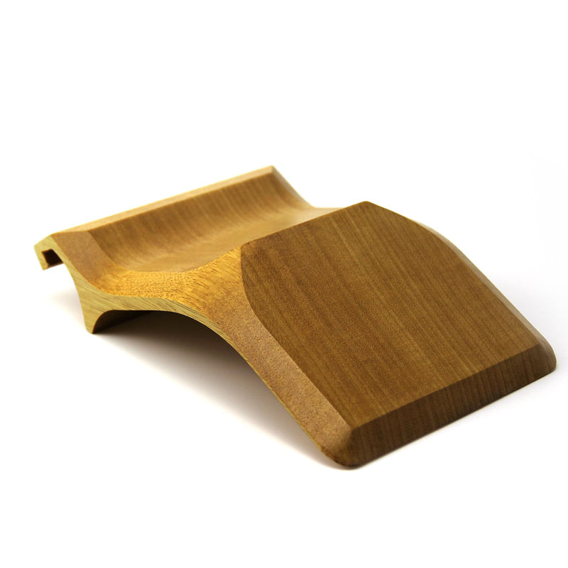 XDK Wood Laptop Stand for Desk, Ergonomic Height Riser for Notebook Computer up to 15 Inches, Wooden Holder for MacBook/Aluminum Laptops
