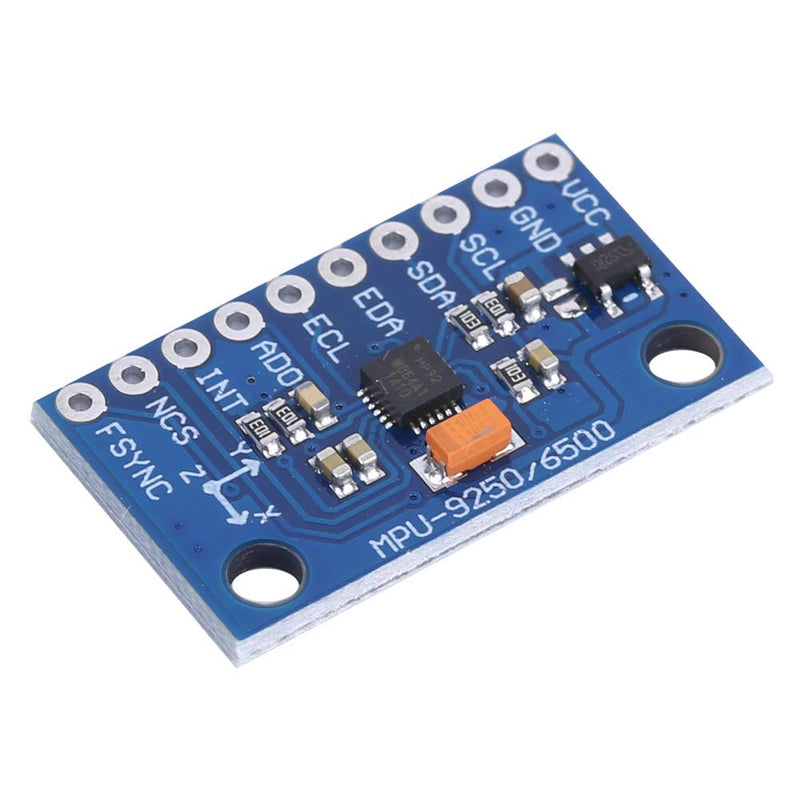 Nikou MPU-9250 Gyroscope Module, 9-Axis 16-Bit Gyroscope Acceleration Magnetic Sensor 3~5V Accelerometer Module