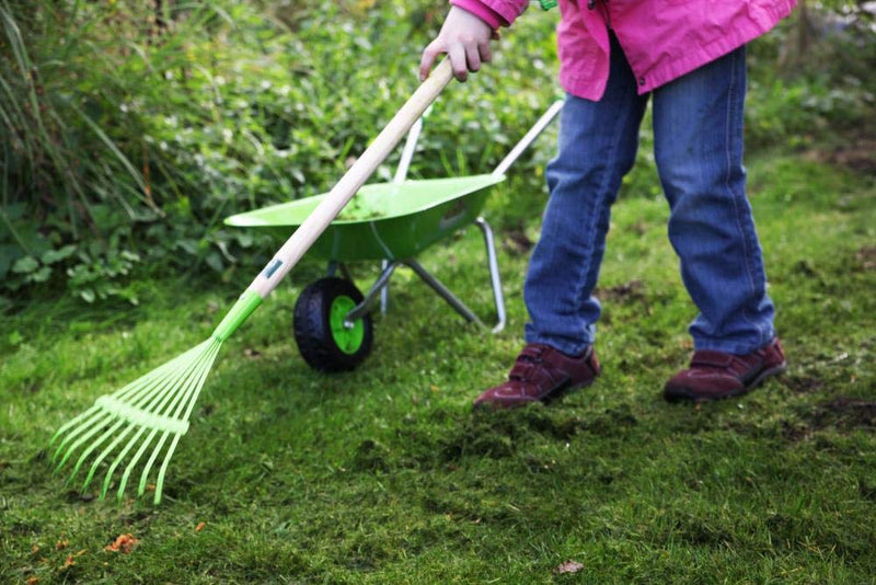 Esschert Design USA KG101 Childrens Lawn Rake, Green