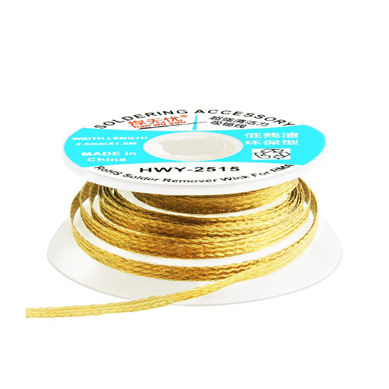 Owootecc Lead Free Solder with Rosin Core, Desoldering Pump, Desoldering Wick, Micro Shearing Wire Cutter Pliers, Anti-Static Gloves (Pair), Solder Removal Tool Set, Soldering Iron Holder, Accessory Kit