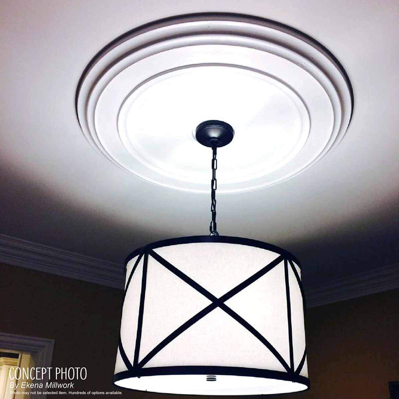 Ekena Millwork CM18GAWHF Granada Ceiling Medallion fits Canopies up to 6 5/8, Witch Hazel Witch Hazel (Flat Finish)