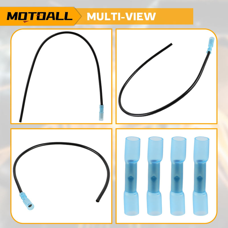 MOTOALL 8PCS Glow Plug Harness Repair Kit for Ford 6.9L IDI Diesel F250 F350 E350 Pigtails