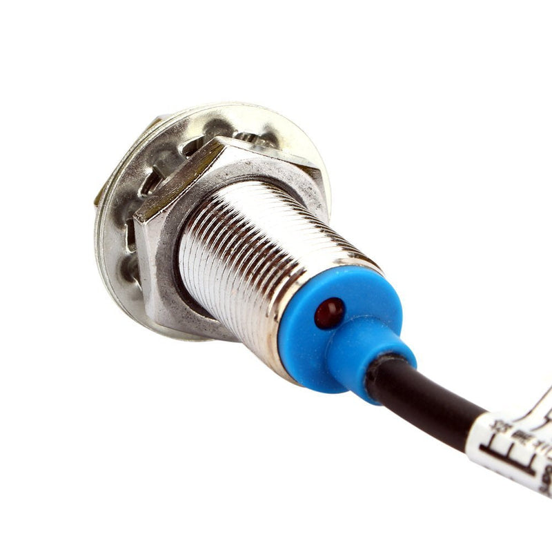 NPN Hall Sensor, DC 12V Switch Normally Open 3 Wire Hall Effect NPN Proximity Switch