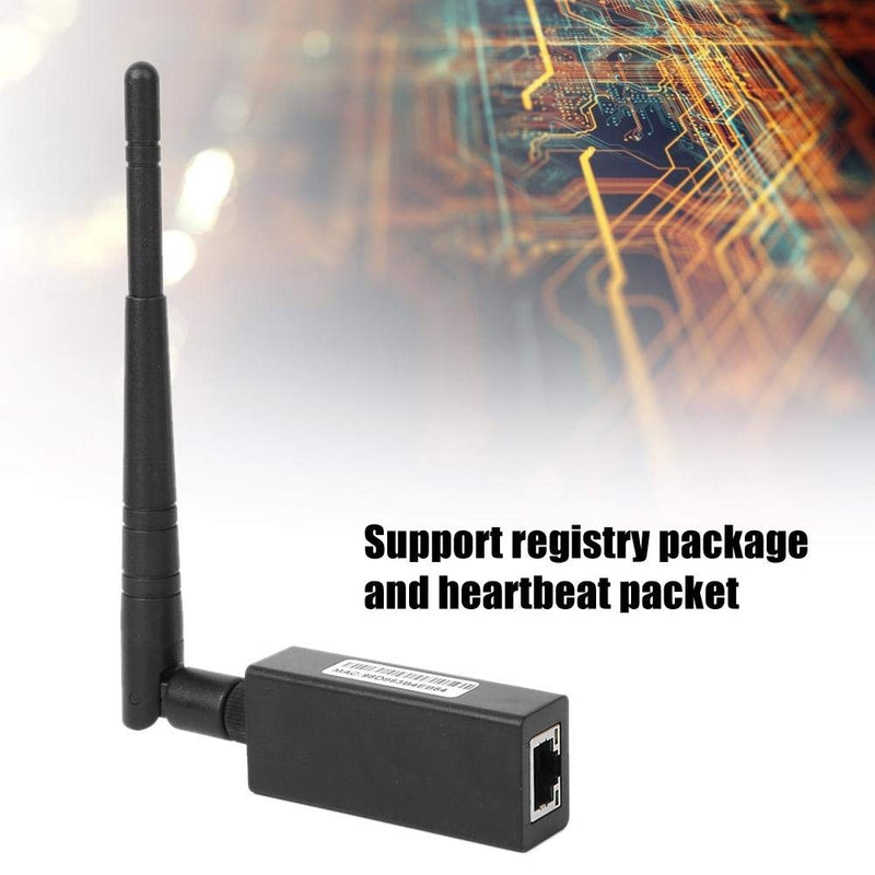 Serial Device Server, RS485 to Serial Server with External Antenna RJ45 Interface Ethernet Converter Module convert printer to printer server