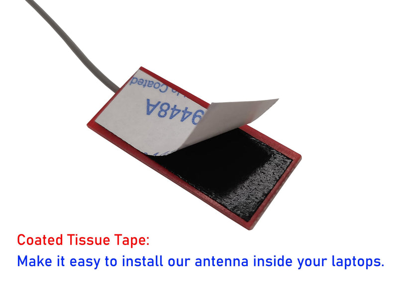 IPX Internal Antenna 2.4GHz 5GHz 3dBi Laptop WiFi Antennas for Mini PCIe 3160 7260 6235 2.4G/5G IPX1/MHF1 Connector