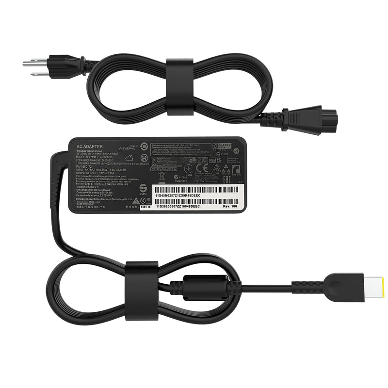 65W Thinkpad AC Charger for Lenovo Thinkpad T470 T470S T460 E531 E440 L470 L440 ADLX65NLC2A ADLX65NCC3A ADLX65NCC2A Laptop Adapter