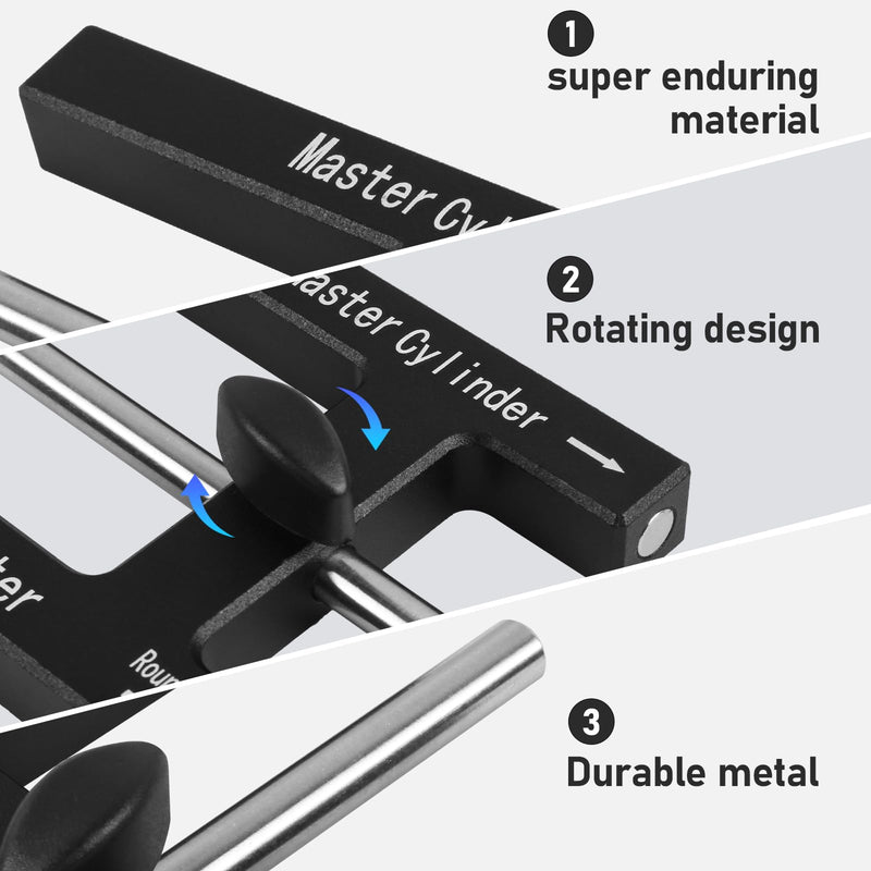 Brake Booster Adjustment Tool Brake Pedal Depressor Tool Brake Booster Push Rod Adjustment Tool Brake Booster with Master Cylinder Booster Master to Master Cylinder Adjustment Tool