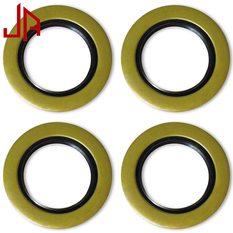 Double Lip Grease Seals 2.125" I.D x 3.376" O.D Replacement 10-10 or 21333TB Spindle #42 Fits 5200-7000 lbs Trailer Axle Hub Wheel Grease Seals