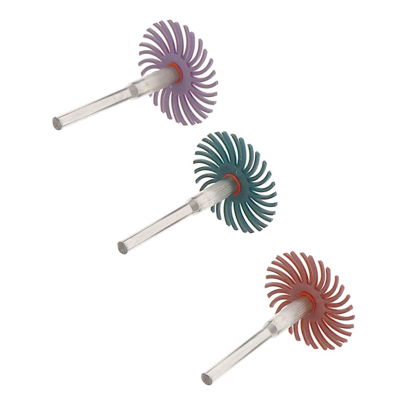 YINETTECH 1" 60pcs Scrub Brushes Sanding Brush Rotary Tool Bristles Disc Kit Compatible with Rotary Tool Jewelry Polish
