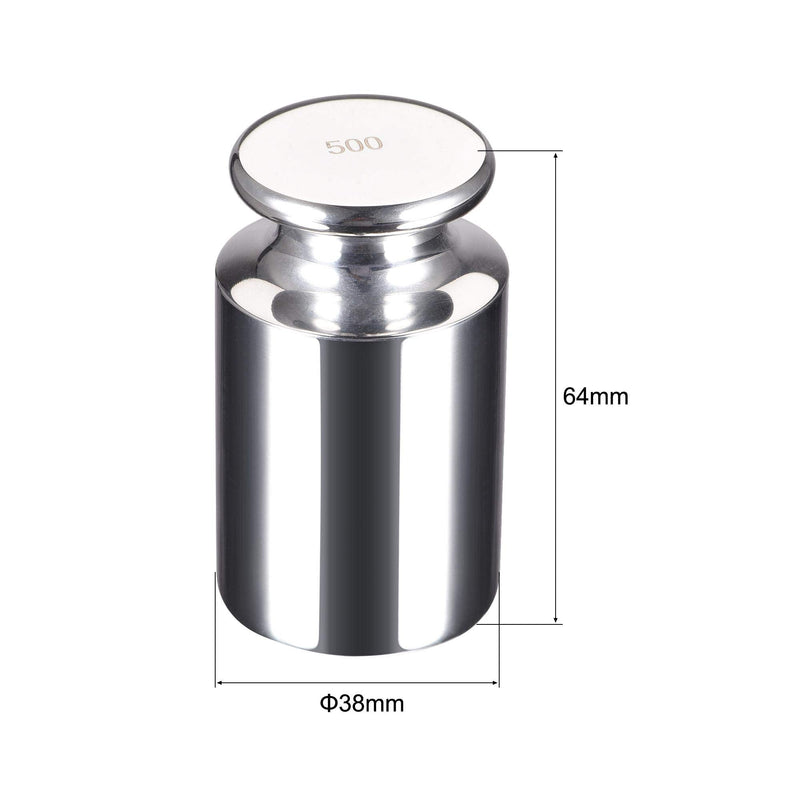 sourcing map gram calibration weight 500g F1 precision stainless steel for digital scales