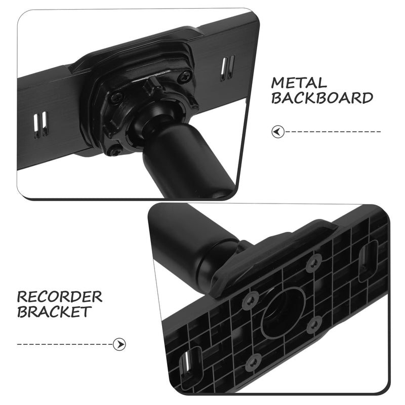 DOITOOL Rear View Mirror Back Plate Panel Interior Mirror Bracket Arm/Mirror Dash Cam Mount Arm for Car DVR Instead of Strap