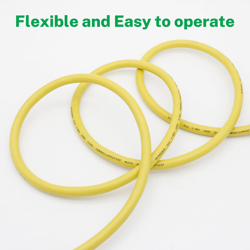 FIRMERST 20 AMP 10 FT 12 Gauge Extension Cord, NEMA 6-20P to 6-20R 250 Volt 10 Feet