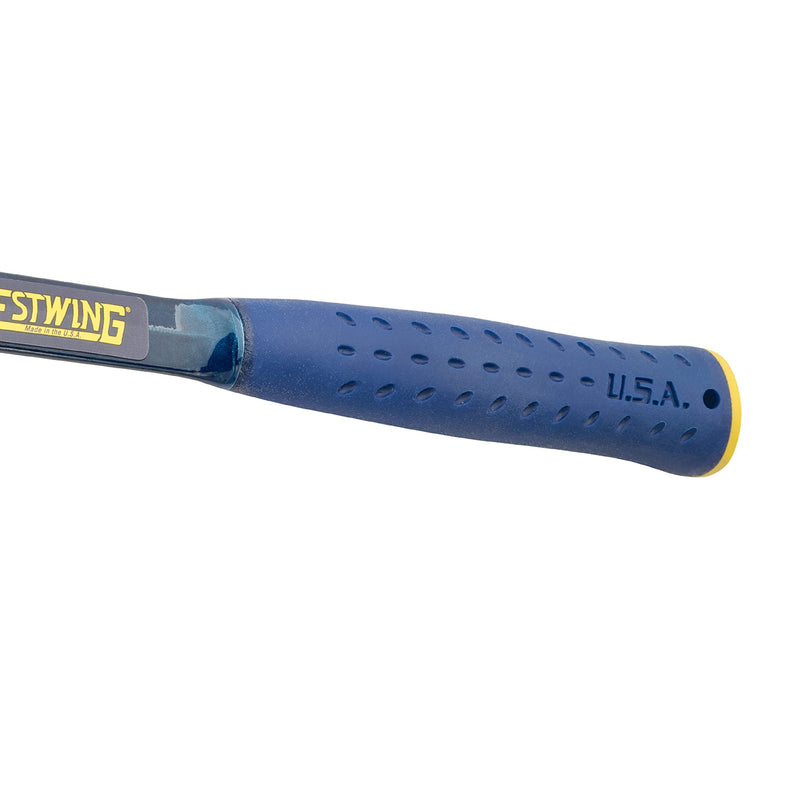ESTWING Rock Pick - 24 oz USA Made Geology Hammer Hammer with Pointed Tip & Shock Reduction Grip - E6-24PC
