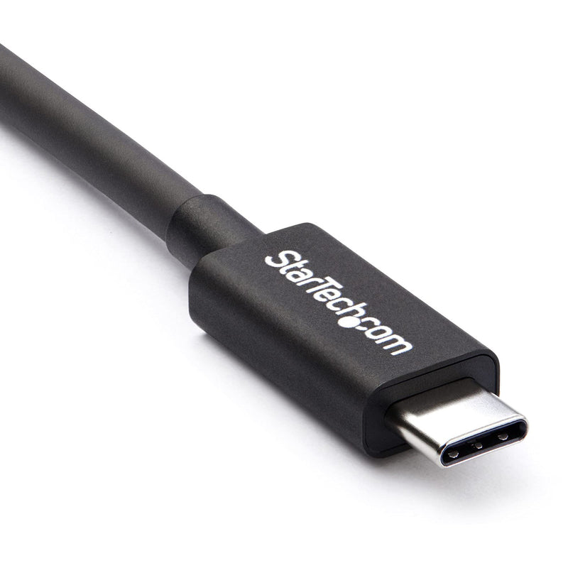 StarTech 6.6ft/2m Passive Thunderbolt 3 Cable 20Gbps, 4K60, 100W, Certified 6ft 20Gbps | Black