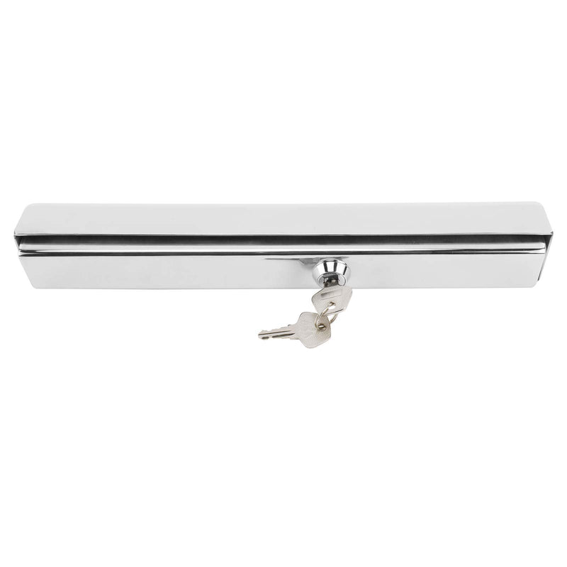 YaeMarine Stainless Steel Outboard Motor Lock, Heavy Duty, Brass Lock, Fits Most Outboards, Prevents Theft & Clamp Loosening