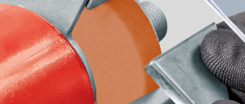 Original Einhell grinding disc Ø 75 mm (double grinder accessory, suitable for Einhell double grinder TC-XG 75 Kit and TH-XG 75 Kit, grit K120, 10 mm holder)