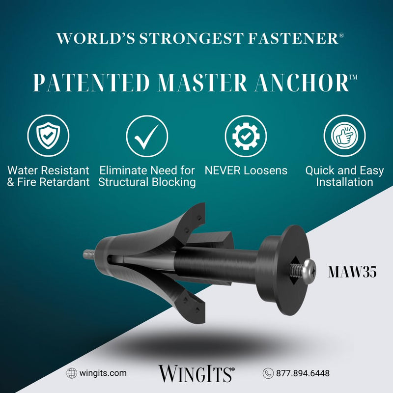 WingIts RC-MAW35-6 Master Anchor for Drywall