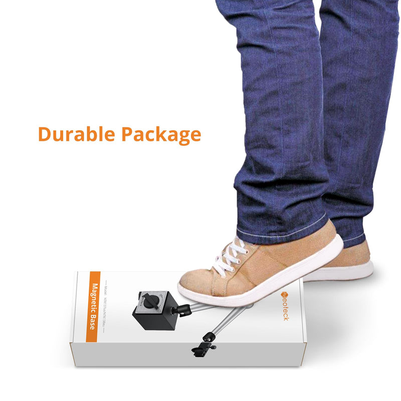Neoteck magnetic tripod measuring stand for dial indicator with central clamping magnetic dial indicator base stand holder measuring stand 80 kg max. pulling force