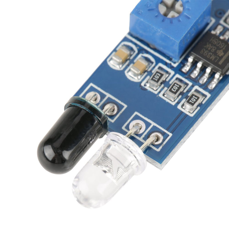 pieces infrared sensor, infrared obstacle avoidance sensor module for smart car robot, sensor