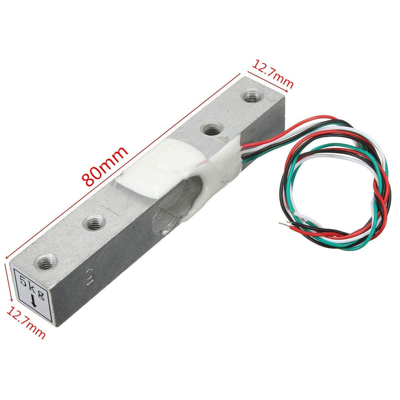 DollaTek 5kg weighing pressure sensor for small load cells with A/D adapter HX711AD