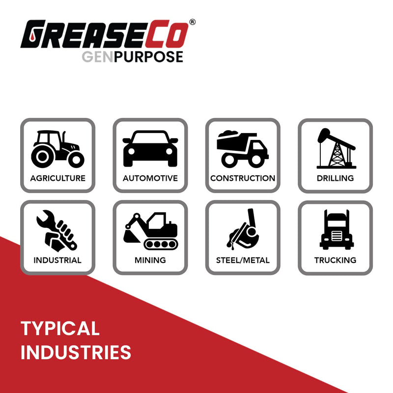 General Purpose Lithium Grease Tube | Cartridge for Grease Gun | Tractor | Trailer Axle | Farm Jack | Winch | Motorcycle | Lawn Mower | Door Tracks | RV ATV | Amber | Single Tube | NLGI 2 | GenPurpose