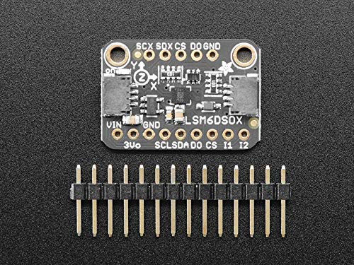 Adafruit LSM6DSOX 6 DoF Accelerometer and Gyroscope (STEMMA QT/Qwiic), 4438