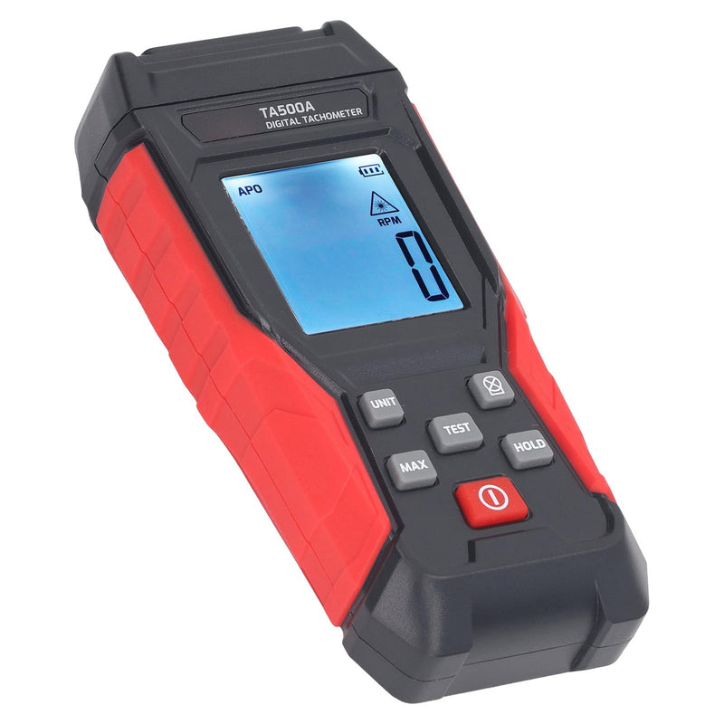 Portable Digital Tachometer 3-100,000RPM Non-Contact Measuring Valve Lockable Tachometer