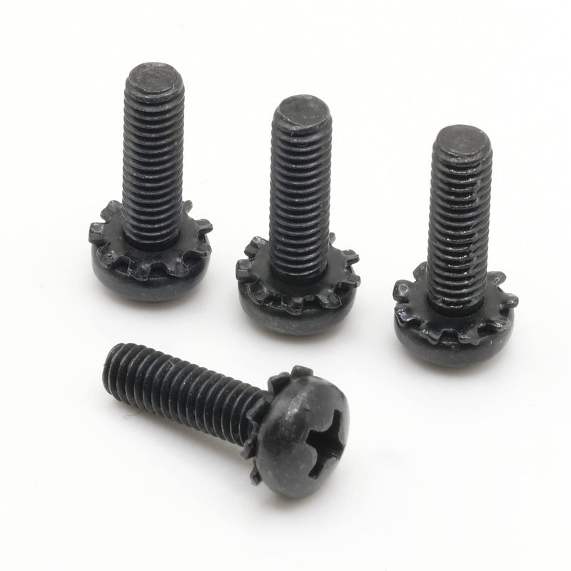 ReplacementScrews M4 14mm Screws Compatible with Many LG TV Stands - Set of 4