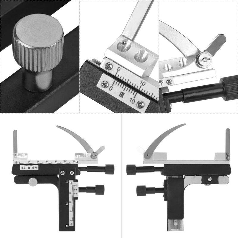Fdit Socialme-eu Clip-on Mechanical XY Movable Table Caliper with Scale for Microscope Microscope Accessories Reusable Packaging