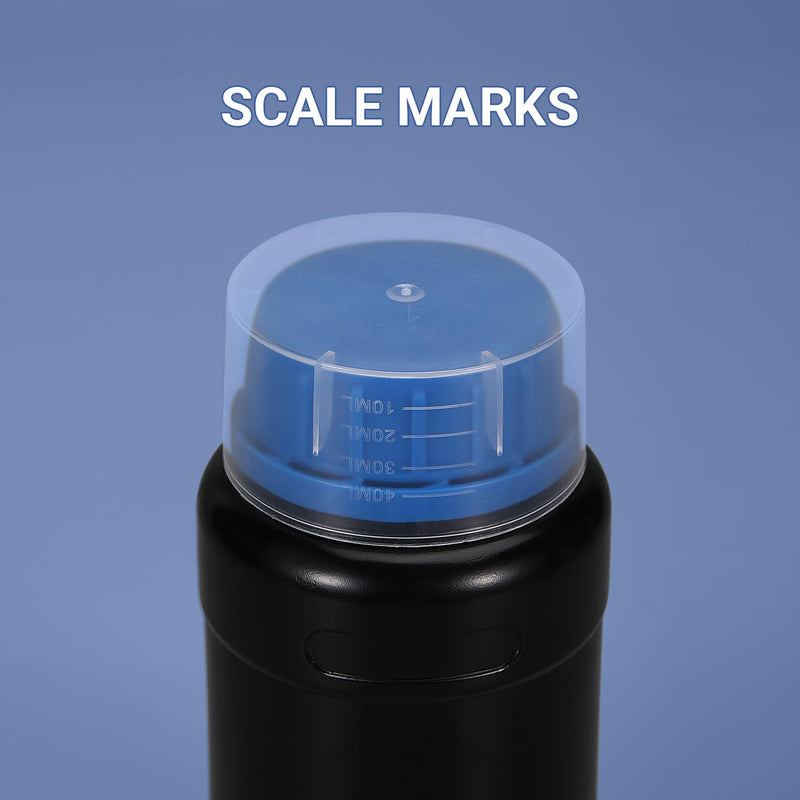 1000ml/3Pcs Darkroom Chemical Storage Bottles, Plastic Photographic Chemicals Container for Film Photo Developing Processing with Caps (Black) 1000ml Black