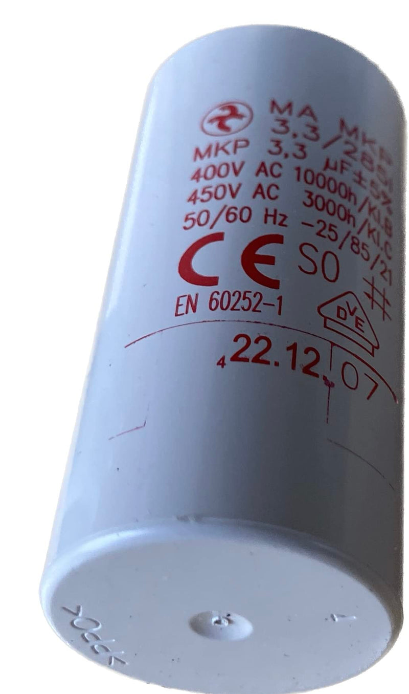 Capacitor 3.3µF for roller shutters or blinds