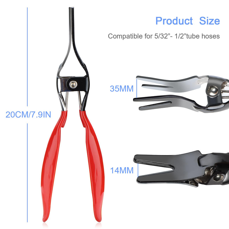 Automobile Hose Removal Pliers, Premium Fuel Line Disconnect Tool, Hose Remover Pliers for Fuel Coolant Pipe Plier, Separator Pipe Repairing for Marine, Oil, Water Hoses and Pneumatic Lines karmiero