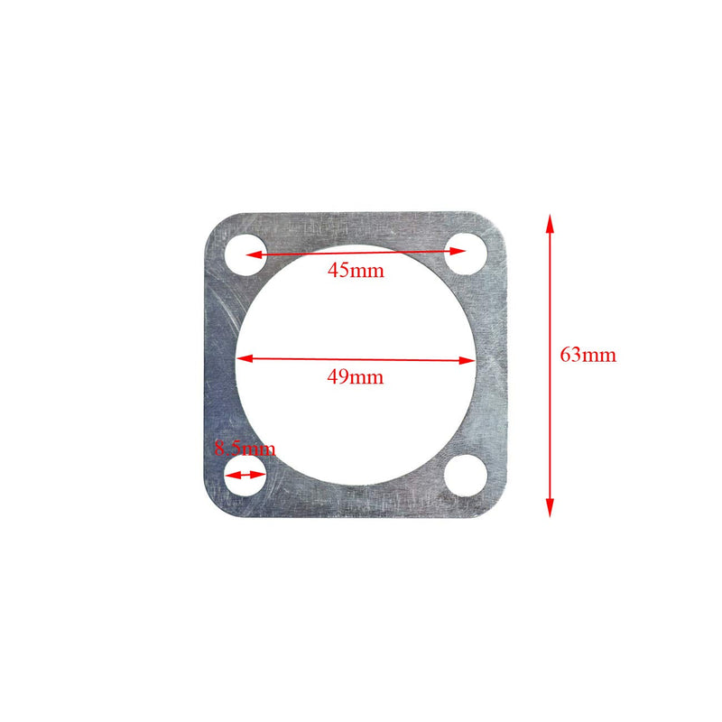 HGC 5pcs Cylinder Head Gasket + 5pcs Cylinder Base Bottom Gasket for 80cc Motorized Bike