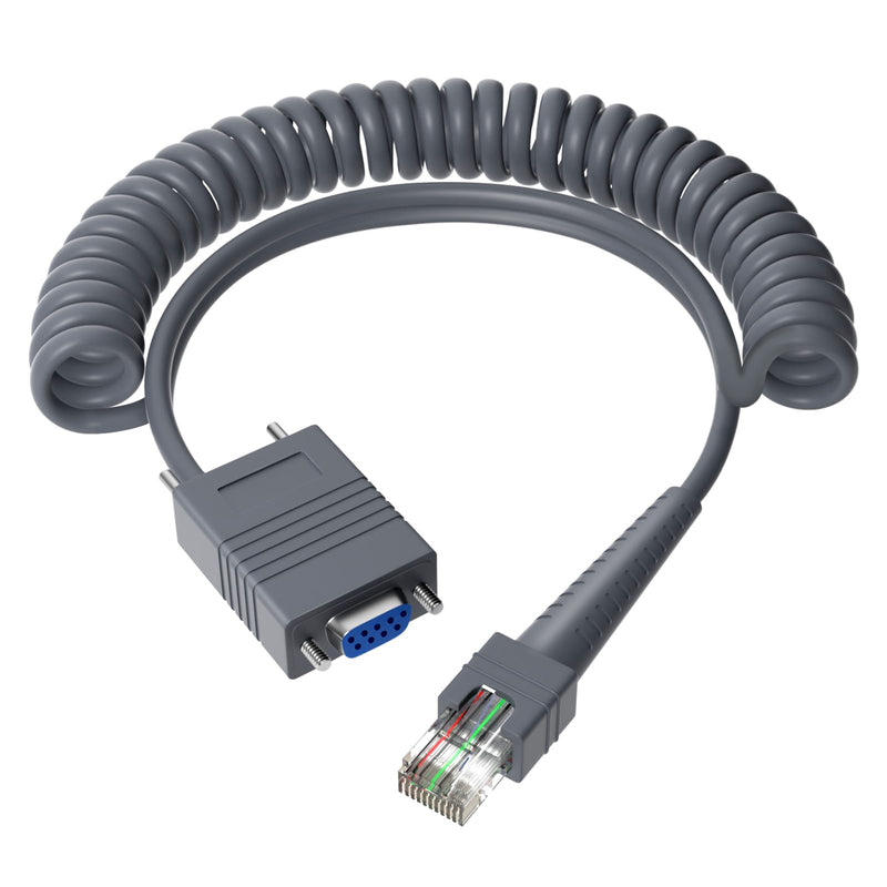 (2PCS) 16.4ft RJ45 to RS232 Cable Barcode Scanner Cable RJ45 for Motorola/Symbol/Zebra DS2208 Cable LS2208 LS4278 LS3578 MC9190-G DS2278SR DS4308 DS6878 DS4208 DS8108 DS8178 DS9308 DS9908 DS9208 Cable