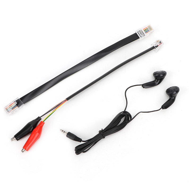 Nikou Cable Tracker - Multifunctional Telephone Network Cable Tester FY868 RJ45 RJ11 BNC LAN Wire Tracker Kit