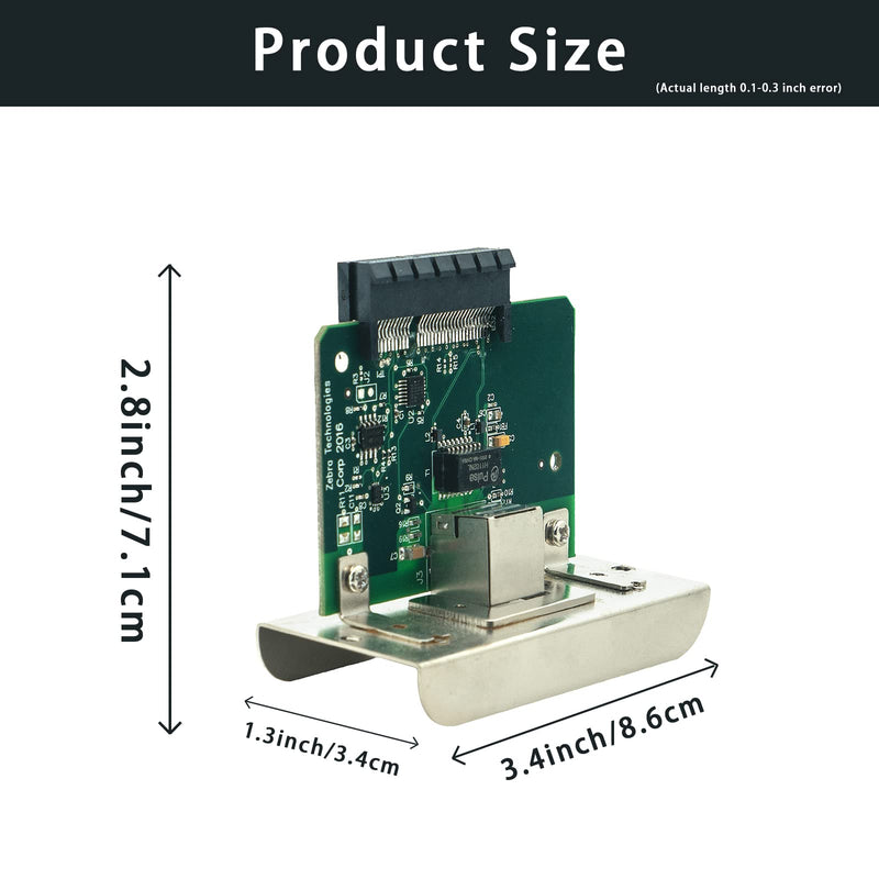 Network Card for Zebra ZT210 ZT220 ZT230 Label Printer,Internal Ethernet Print Server(P1038204-101)