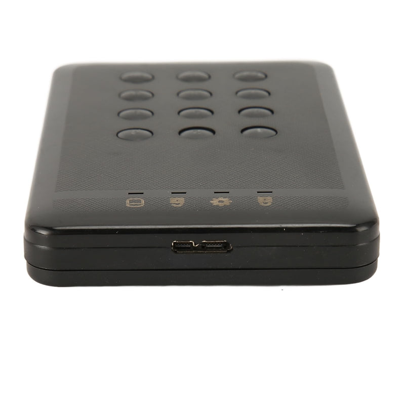 Zyyini Encrypted Hard Drive Enclosure, 3TB 5Gbps Encrypted USB 3.0 2.in SATA Hard Drive Enclosure Password Access Hardware, for 7 8 10 for OS X 10 and