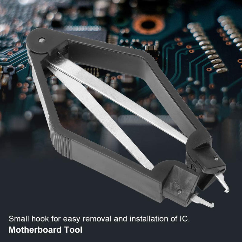 Stainless Steel IC Tool Motherboard Component Chip Remover Chip Remover Chip Remover Puller PLC EPROM Plier Extractor Extractor 105mm