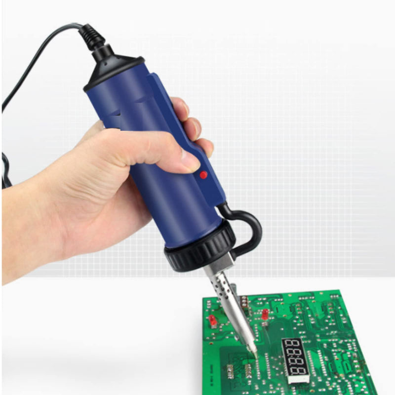 Solder sucker ADT-3 30W fully automatic electric desoldering pump vacuum desoldering tool with strong suction removal tool for integrated thick film circuit, EU plug 250V
